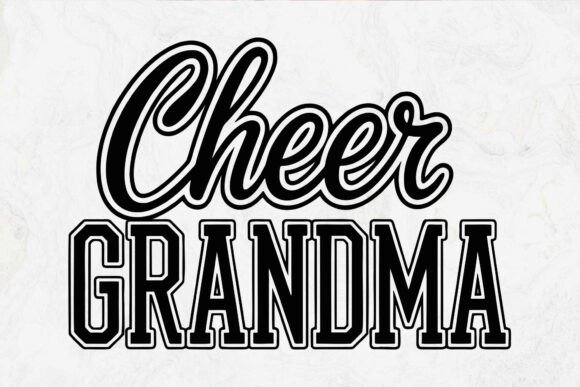 Cheer Grandma, Cheer Coach Svg: Graphics for Crafts
