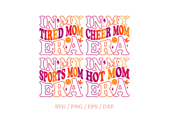 Cheer Mom Era SVG: Graphics for Crafts