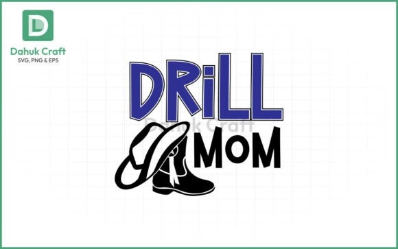 Drill Team Mom Western SVG: Graphics for Crafts