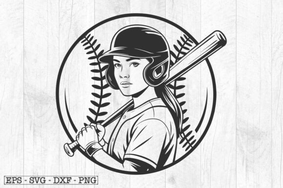Girls Softball Svg: Sports Graphics for Crafts