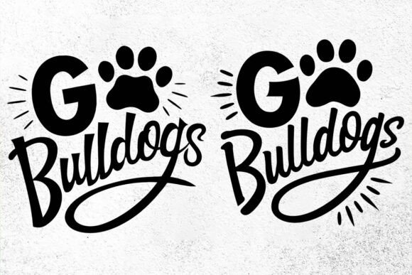 Go Bulldogs SVG: School Sports Graphics for Crafts