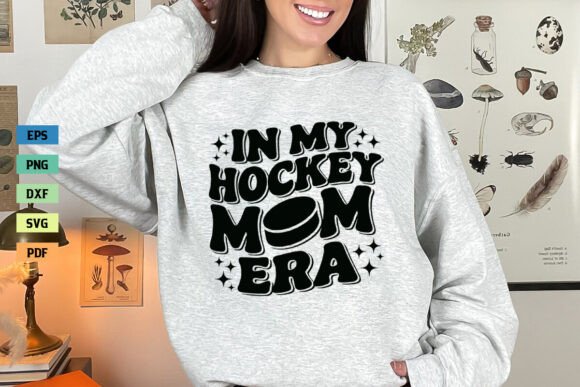 In My Hockey Mom Era SVG: Graphics for Crafts
