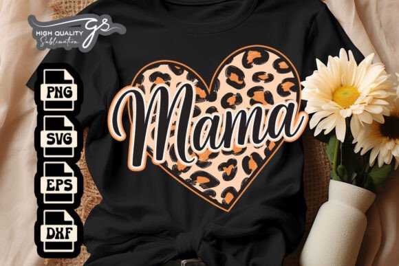 Mama Leopard SVG: Bold Graphics for Crafts